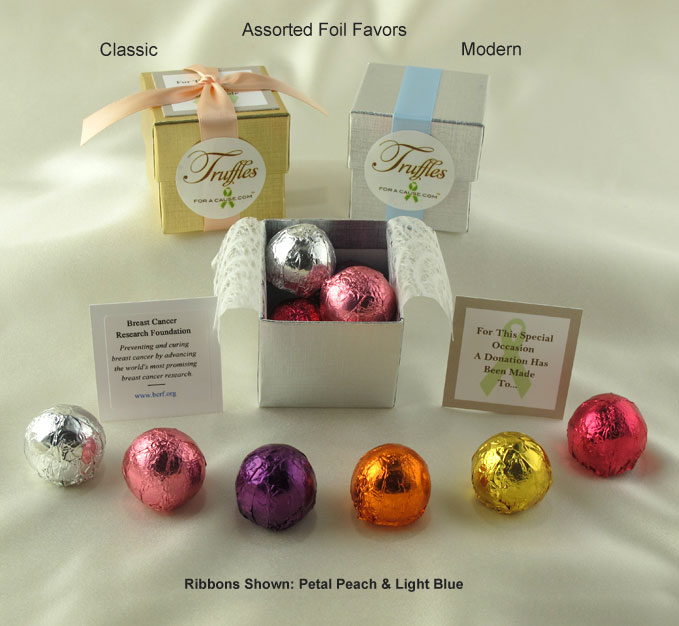 Frontal display of our Foil Assorment Favors